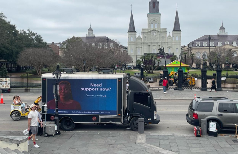 mobile billboard led truck in Hamilton