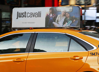 taxi top advertising service