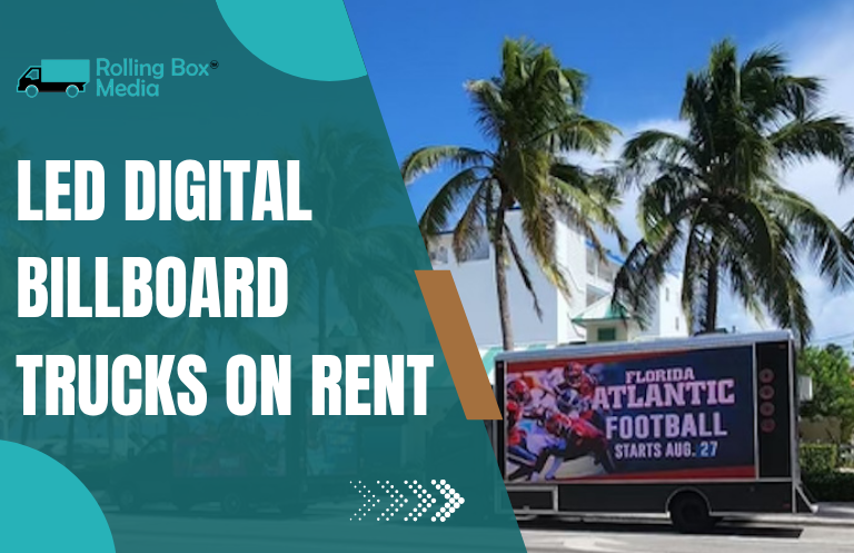 Led Digital Billboard Trucks on rent