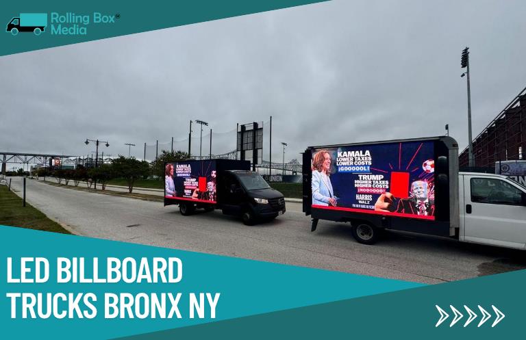 LED Billboard Trucks Bronx NY