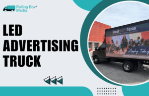 led advertising truck